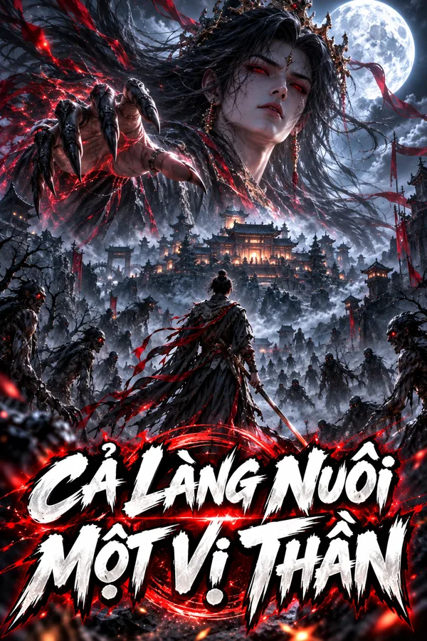 Poster Cả Làng Nuôi Một Vị Thần