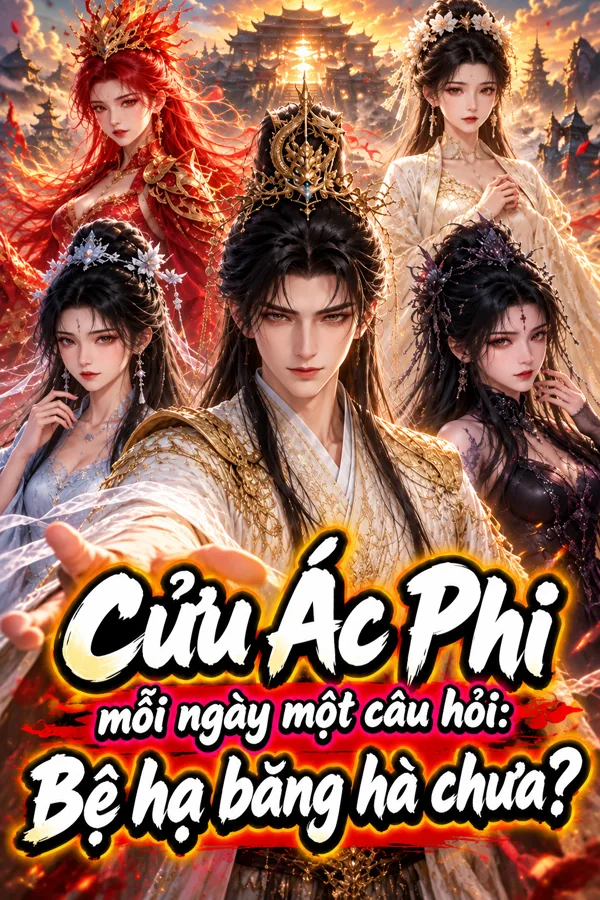 Poster Cửu Ác Phi mỗi ngày một câu hỏi: Bệ hạ băng hà chưa?